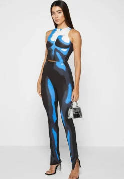 Body Print Racer Top