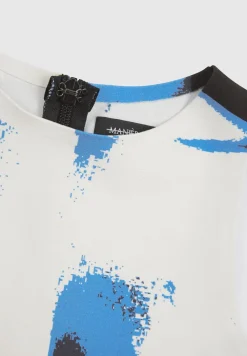 Body Print Racer Top