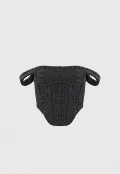 Boucle Bardot Corset Top