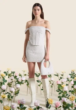 Boucle Bardot Corset Top