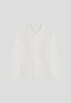 Boucle Knit Button Up Cardigan