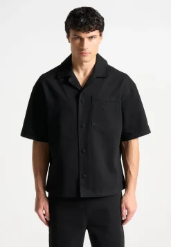 Boxy Denim Revere Shirt