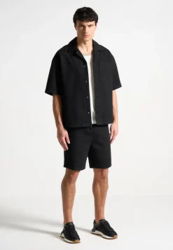 Boxy Denim Revere Shirt