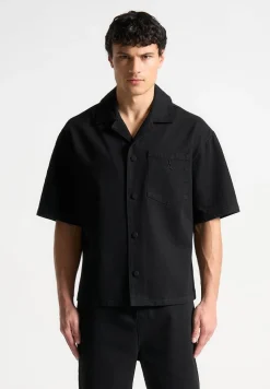 Boxy Denim Revere Shirt