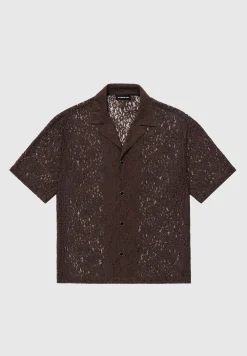 Boxy Lace Revere Shirt