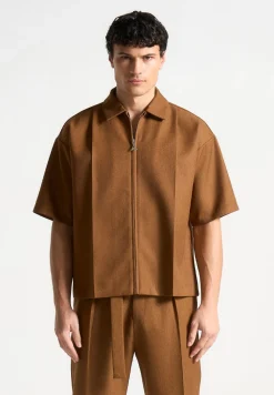 Boxy Shirt With Crease