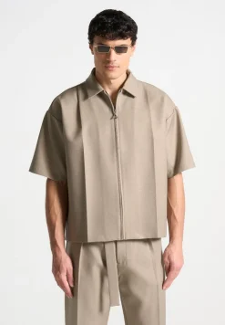 Boxy Shirt With Crease