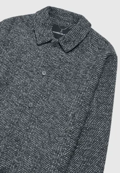 Brushed Herringbone Shacket