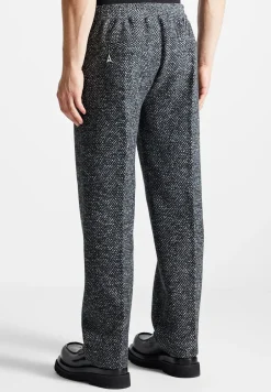 Brushed Herringbone Trousers