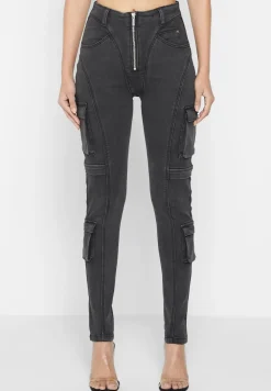 Cargo Pocket Skinny Jeans