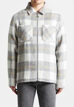 Checked Wool Shacket
