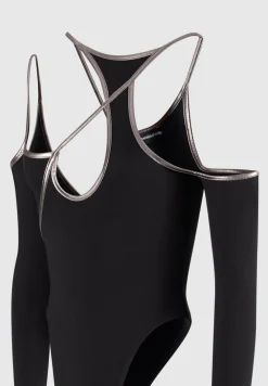 Chrome Piped Contour Bodysuit