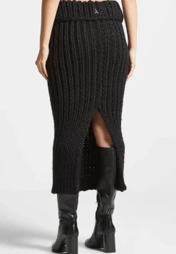 Chunky Knit Midaxi Skirt