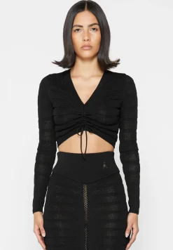 Contour Knit Long Sleeve Top