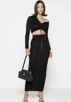 Contour Knit Long Sleeve Top