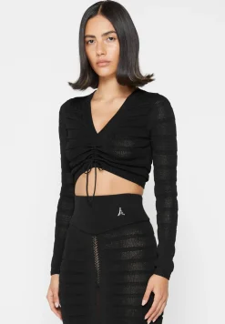 Contour Knit Long Sleeve Top