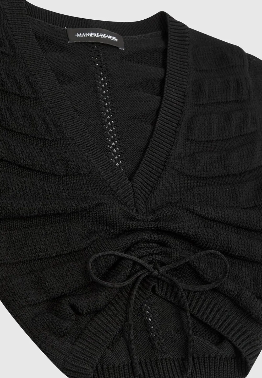 Contour Knit Long Sleeve Top