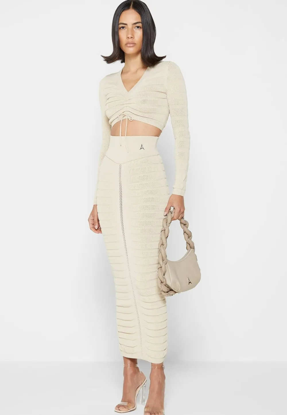 Contour Knit Maxi Skirt