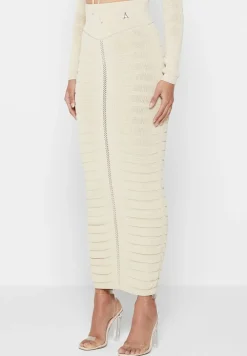 Contour Knit Maxi Skirt