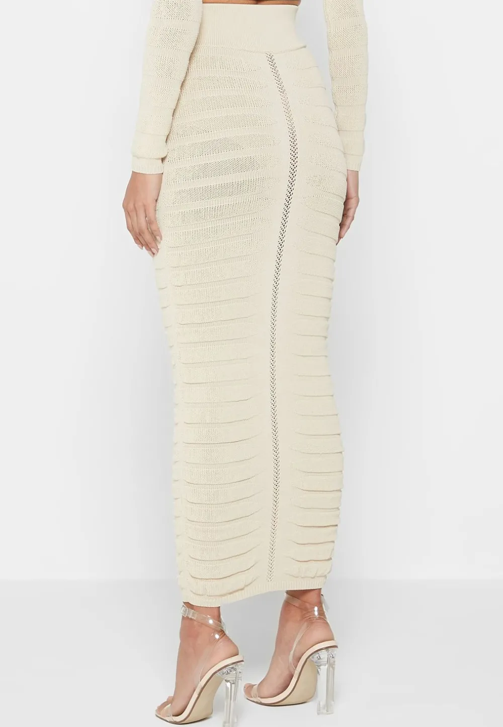 Contour Knit Maxi Skirt