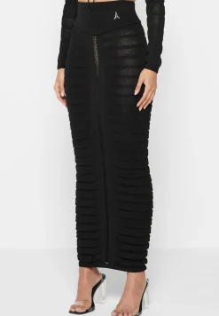 Contour Knit Maxi Skirt
