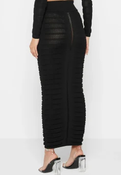 Contour Knit Maxi Skirt