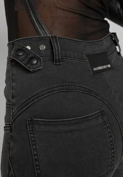 Contour Seam Detail Skinny Jeans