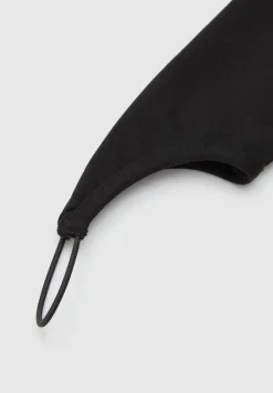 Contrast Asymmetric Bodysuit