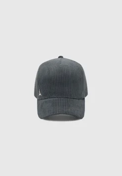 Corduroy Trucker Cap - Steel