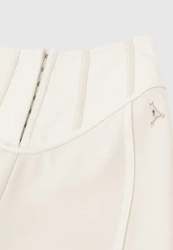 Corset Joggers With Vegan Leather