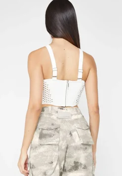 Crochet Knit Corset Top