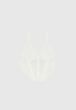 Crochet Knit Corset Top