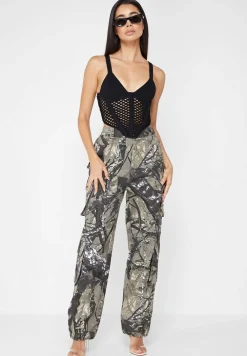 Crochet Knit Corset Top