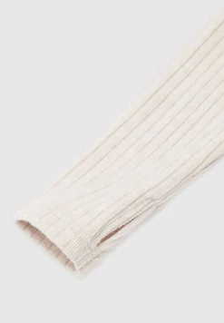 Crop Top With Knitted Overlay