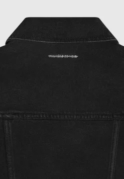 Cropped Tacked Sleeve Jacket