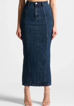 Denim Midaxi Skirt