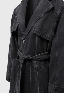 Denim Trench Coat