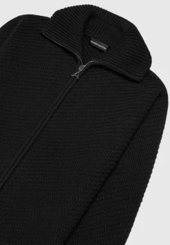 Diagonal Knit Cardigan