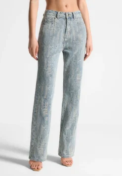 Distressed Boyfriend Jeans