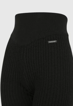 Distressed Knitted Cycling Shorts