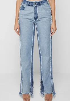 Distressed Mom Jeans