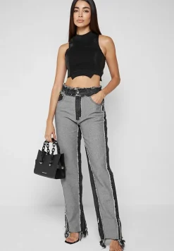 Distressed Mom Jeans