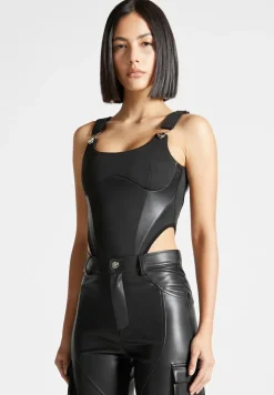 Eiffel Detail High Leg Bodysuit