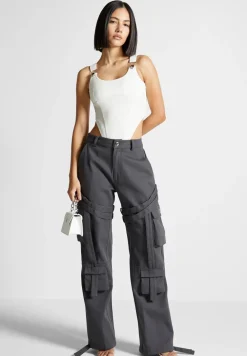 Eiffel Detail High Leg Bodysuit