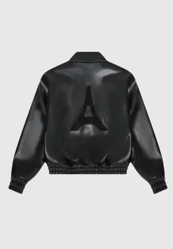 Eiffel Rhinestone Varsity Jacket