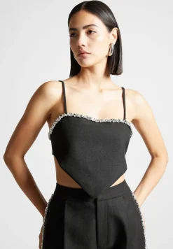 Embellished Handkerchief Top