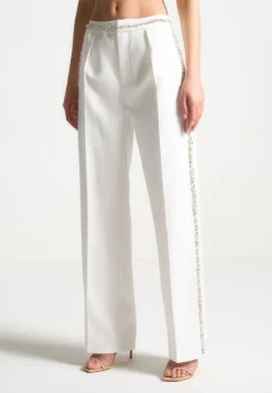 Embellished Tailored Trousers