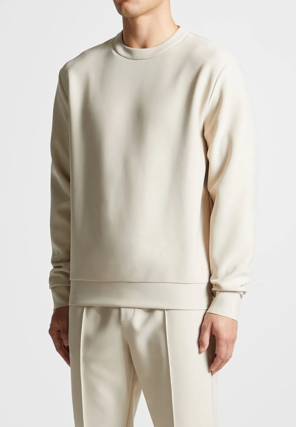 Eternel Neoprene Regular Fit Crew Neck Jumper