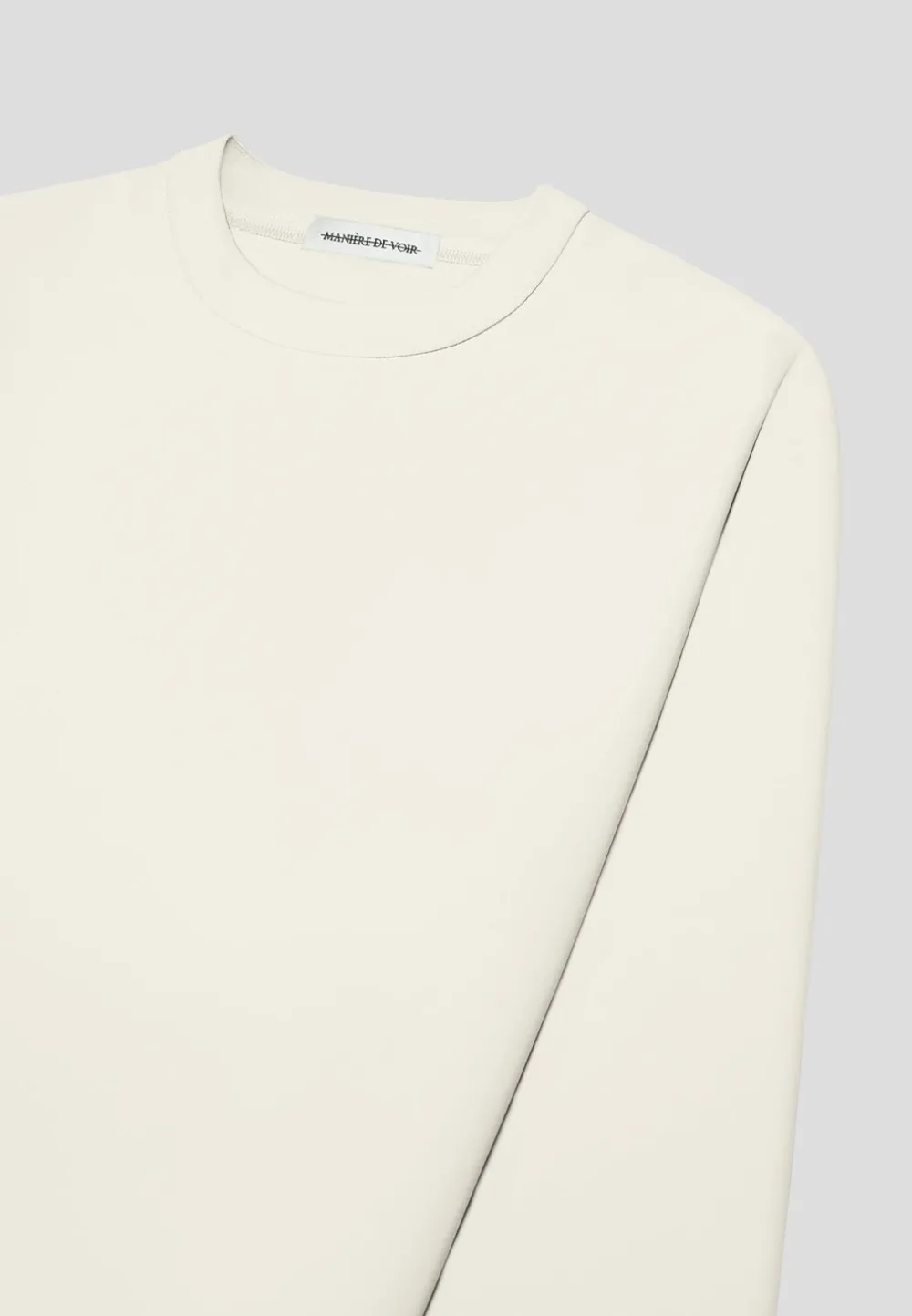 Eternel Neoprene Regular Fit Crew Neck Jumper