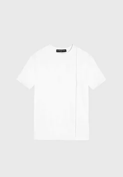 Eternel Slim Fit Cotton T-Shirt With Pintuck